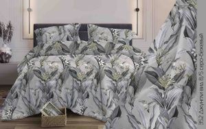 КПБ Бязь "Бояртекс" диз. № 352 Джунгли, 8/5 Вид, серо-бежевый (L)