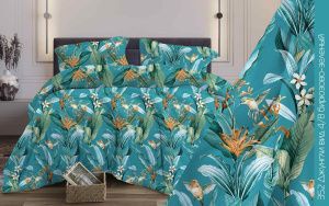 КПБ Бязь "Бояртекс" диз. № 352 Джунгли, 3/5 Вид, светло-зеленый (L)