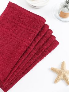 Полотенце махровое, г/к, 50х90, арт. ВТ 50-90Г, 380 гр/м2, цвет: 945-бордовый