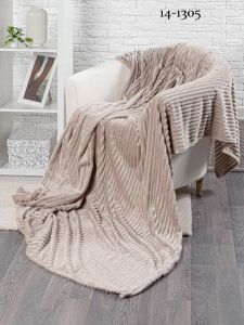 Плед ВЕЛСОФТ диз. Страйп 14-1305 (полоса) (Л)