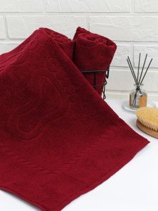 Полотенце махровое, г/к, 50х70, арт. S 50-70 BS, 450 гр/м2, цвет: 945-бордовый