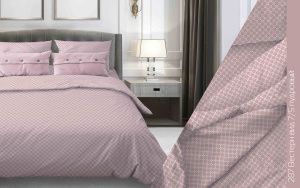 КПБ Бязь "Бояртекс" диз. № 287 Вестерн, 7/5 Вид, пудровый (N)