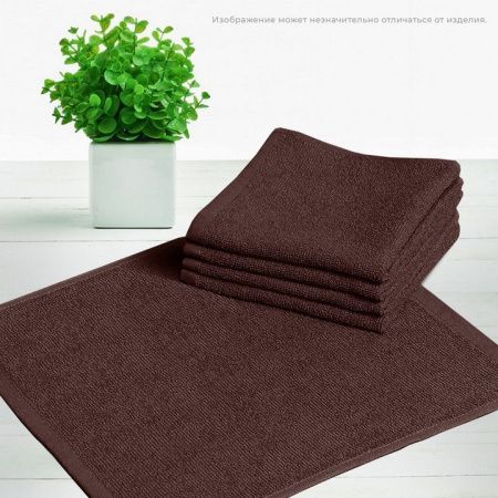 Набор салфеток для уборки 30*30  10620-шоколадный (5 шт в наборе)