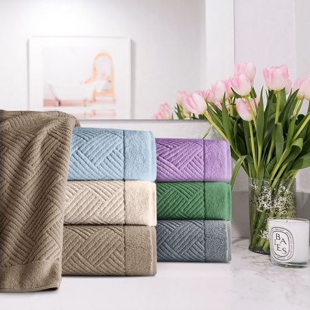 Полотенце махровое Luxor диз. Брейд 50х90