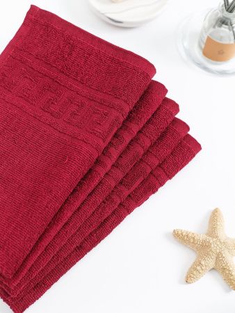 Полотенце махровое, г/к, 50х90, арт. ВТ 50-90Г, 380 гр/м2, цвет: 945-бордовый